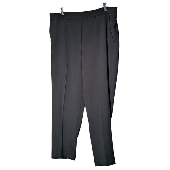 Babaton Conan NWT Black Boyfriend Cropped Ankle Length Dress Pant Womens Sz 16 - Picture 1 of 14